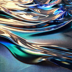 Blue and silver water-like surface with a rippling effect