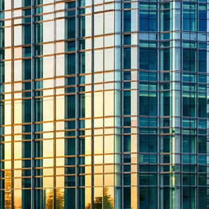 Large building with many windows