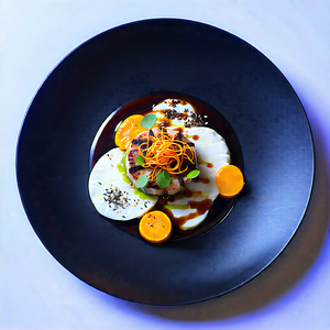 Lifestyle Product Photography: Healthy Meal Prepared With Artistic Presentation With Plate Food,
