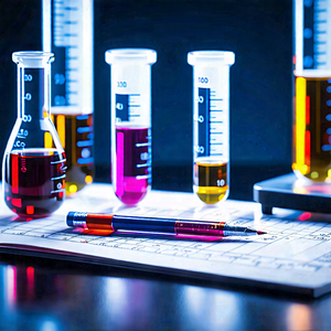 Tech Macro Photography: Educational Technology In (modern:1.26) Laboratory With Table Several