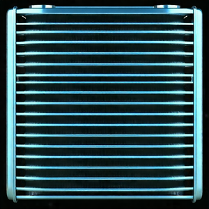 Tech Blender Artwork: Close-up of cooling system