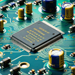 Tech Landscape Photography: Close-up of electronic circuit