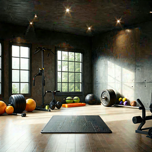 Lifestyle Professional Photography: Hiking in home gym
