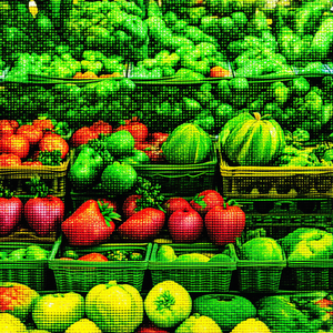 Urban Commercial Photography: Urban farmers market scene