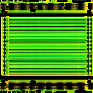Tech Long Exposure Photography: Close-up of memory module